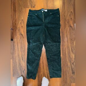 Old Navy Forest Green Corduroy Trousers